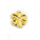 5 Pcs Gold Flower Charm Bead - 24k Matte Gold Plated Flower - Brass Gold Flower 23mm GPC190 - Tucson Beads