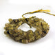 1 Strand Bio Lemon Quartz & Smoky Quartz Rondelle - Lemon Quartz Roundle 6mm-9mm 10 Inch BR4025 - Tucson Beads