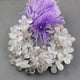 1 Strand Lavender Quartz Faceted Pear Drops Briolettes- Pear Drop Beads 9mmx7mm-15mmx11m 8.5Inches BR2155 - Tucson Beads