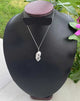 Herkimer Diamond Necklace With 925 Sterling Silver Chain, Gemstone Necklace 27mmx14mm- 18 Inches Long HR011 - Tucson Beads
