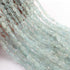 1 Strands Aquamarine Smooth Carved Finest Quality  Smooth Carved Beads 4mmx3mm-7mmx3mm 13 inches BR1563