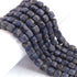 1 Strand  Sodalite Faceted Cube Beads, 3D Box, Square, Dice Briolettes  - 7mm-8mm- 8 Inches BR03955