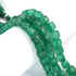 1 Strand  Green Onyx Faceted Cube Beads, 3D Box, Square, Dice Briolettes  - 7mm-8mm- 8 Inches BR1454