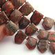 1   Strand  Unakite Faceted Briolettes - Pentagon Shape Briolettes -11mmx11mm- 22mmx15mm - 9 Inches br02419 - Tucson Beads