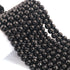 1 Strand  Black Spinel, Best Quality , High Quality , Faceted Round  Balls Beads -9mm- 8 Inches BR03986