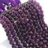 1 Strand Amethyst, Best Quality , High Quality , Faceted Round  Balls Beads -7mm -9mm- 8 Inches BR03982