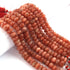 1 Strand Sun Stone Best Quality , High Quality , Faceted Round  Balls Beads -8mm -11mm- 8 Inches BR03985