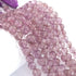 1 Strand  Pink Amethyst, Best Quality , High Quality , Faceted Round  Balls Beads 8mm-9mm- 8 Inches BR03987