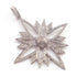 1 PC Antique Finish  Pave Diamond   Star Pendant -  Star Diamond Pendant- 58mmx54mm Pd716