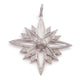 1 PC Antique Finish  Pave Diamond   Star Pendant -  Star Diamond Pendant- 58mmx54mm Pd716 - Tucson Beads