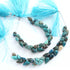 1 Strand Natural Chrysocola Faceted Tear Drop Briolettes - Semi Precious Gemstone Water Drop- Beautiful Jewelry Making Briolettes Beads - 8mmx6mm-12mmx7mm - 7 Inches - BR3551