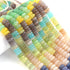1 Strand Multi Chalcedony Smooth Rondelles - Mix Chalcedony Gemstone Beads 12mm 14.5 Inches BR03998