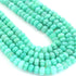 1 Strand Chrysoprase Smooth Rondelle ,Carved Watermelon Gemstone Beads  7mm-8mm- 18 inch -BR03974