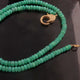 Chrysoprase Beaded Necklace - Necklace With Lobster - Long Knotted Beads Necklace -Single Wrap Necklace - Gemstone Necklace BN028 - Tucson Beads