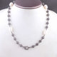 Pave Diamond balls with Pearl  Beaded Necklace - Necklace With Lobster - Long Knotted Beads Necklace - Diamond balls Necklace BN046 - Tucson Beads