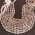 1 Strand Gray Moonstone Faceted Briolettes -Oval Shape Gemstone Beads - 10mm-12mm-- 10 Inches BR03958