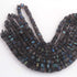 1 Long  Strand Labradorite  Heishi Smooth Briolettes  -Square Shape  Briolettes  5mm- 7mm -16 Inches BR03484