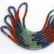 1  Long Strand Multi  Kyanite Faceted Rondelles -Gemstone Rondelles 4mm-5mm-15 Inches BR02531 - Tucson Beads