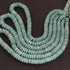 1 Strand Amazonite Faceted German Cut  Rondelles-Semi Precious German Cut Rondelles Beads 7mm-8mm -8 Inches BR03967)