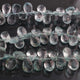 1 Strand Aquamarine Faceted Briolettes - Pear Shape Briolettes - 7mmx5mm-13mmx8mm-7.5 Inches BR2150 - Tucson Beads