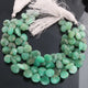 1  Strand Chrysoprase  Faceted Briolettes  - Heart Shape Briolettes  10mmx9mm-12mmx12mm 8 Inches BR03496 - Tucson Beads