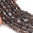 1 Strand Grey Moonstone Faceted Briolettes -Square Shape Gemstone Beads - 15mm-19mm- 10.5 Inches BR04027