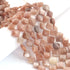 1 Strand Chocolate Moonstone Faceted Briolettes -Kite Shape Gemstone Beads - 15mm-16mm- 10 Inches BR04022
