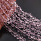 1  Strand Pink Amethyst Faceted Briolettes - Heart Shape  Briolettes - 7mmx6mm-9mmx8mm 7.5 Inches BR02641 - Tucson Beads