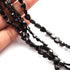 1 Strands Black Onyx Trillion Briolettes - Black Onyx Faceted Trillion Beads 5mm-8mm 8 Inches BR1695