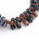 1  Strand Natural Pietersite Faceted Briolettes  -Pear Shape Briolettes  7mm-12mm 8.5 Inches BR03507 - Tucson Beads