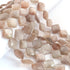 1 Strand Gray Moonstone Faceted Briolettes -Kite Shape Gemstone Beads - 19mm-20mm-- 10.5 Inches BR04021