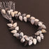 1 Strand Dendrite Opal Faceted Briolettes -Tear Drop Gemstone Beads -10 mm- 7Inches BR4524