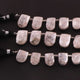 1 Strand White Silverite Faceted Briolettes  -Fancy Shape Briolettes  13mmx9mm - 18mmx12mm-8.5 Inches BR03517 - Tucson Beads