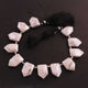 1  Strand White Silverite Faceted Briolettes  - Pentagon Shape Gemstone - 10mmx8mm - 20mmx13mm- 8.5 Inches BR01137 - Tucson Beads
