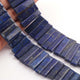 1 Strand  Lapis  Faceted Briolettes - Rectangle  Shape Briolettes -17mmx13mm-31mmx8mm-8 Inches BR0403 - Tucson Beads