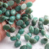 1 Strand Amazonite Smooth Oval Briolettes  - 14mmx14mm - 19mmx18mm 8 Inches BR1766