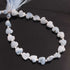 1 Strand  Boulder Opal Faceted Briolettes -Heart Shape Gemstone Beads -8mm-  8 Inche -BR4524