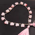 1 Strand Pink Opal Smooth Briolettes - Heart  Shape Gemstone Beads -7mm-10mm-  9 Inches BR4513