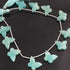 1 Strand Amazonite Smooth Briolettes -Butterfly  Shape Gemstone Beads -13 mm- 9 Inches BR4532