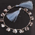 1 Strand Boulder Opal Faceted Briolettes - Heart Shape Gemstone Beads -6mm-  8 Inches BR4508
