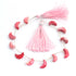1 Strand  Red Agate Smooth Briolettes -'D' Shape Gemstone Beads -14mm- 16mm- 8 Inches BR4526