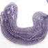1 Long Strand Beautiful Tenzanite  Smooth  Rondelles - Semi Precious Plain Gemstone Rondelles- 3mm-4mm - 16 Inches - BR03238