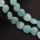 1   Strand  Amazonite Faceted Briolettes -  Heart Shape Briolettes -15mmx15mm -17mmx18mm 7.5-Inches br02278 - Tucson Beads