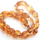 AAA Quality Citrine Tumble Shape Smooth Beads Necklace - Necklace With Lobster Lock  -Single Wrap Necklace - Gemstone Necklace - 12mmx9mm - 21mmx14mm - 22 Inches-BR03231 - Tucson Beads