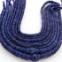 1  Strand Lapis Lazuli Smooth Briolettes - Wheel shape Beads - 16mmx4mm- 14 Inches BR01682