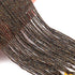 AAA  Black Spinel Golden Coated Micro  Faceted  2mm  Beads - GSIB-20