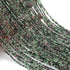 AAA  Ruby Zoisite Micro Faceted 2mm  Beads- GSIB-07