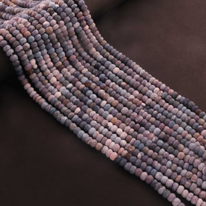 1 Strand Lavender Opal Faceted Rondelles , jewelry making supplies-  5mm 13 inche BR0529 - Tucson Beads