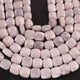1 Strand White Silverite Faceted Briolettes  -Cube Shape Briolettes  9mmX9mm-12mmx11mm  9.5 Inches BR2779 - Tucson Beads