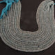 1 Strand Aquamarine  Faceted Roundels -Round Shape  Roundels 5mm --4mm-13 Inches BR0560 - Tucson Beads